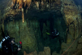   What pretty cave. Kim Karen having great dive. cave dive  
